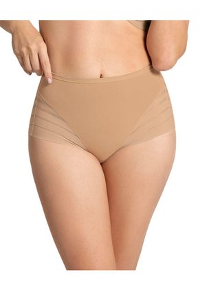 Panty Faja Clásico Con Control Moderado De Abdomen Y Bandas En Tul 012903 Café