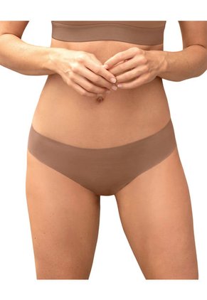 Panty Brasilera Invisible Ultraplano Sin Elásticos Y De Pocas Costuras 012720 Café Oscuro