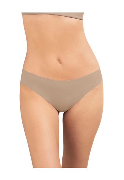 Panty Tipo Tanga Ultraplano De Aspecto Invisible 012721 Beige