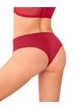 Panty Cachetero En Tela Ultraliviana Con Encaje 012967 Rojo de Leonisa