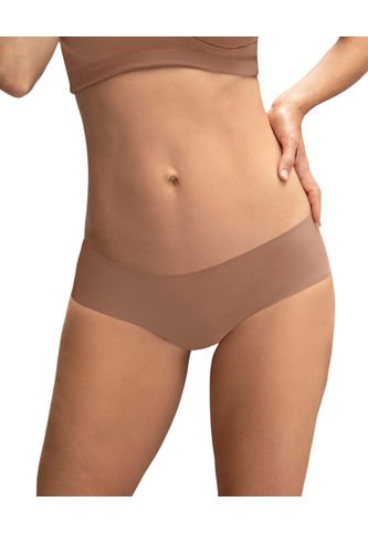Panty Hipster Invisible Ultraplano Sin Elásticos Y De Pocas Costuras 012722 Marrón Leonisa