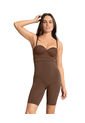 Panty Faja Media Pierna Invisible Levanta Cola 012807M Marrón de Leonisa