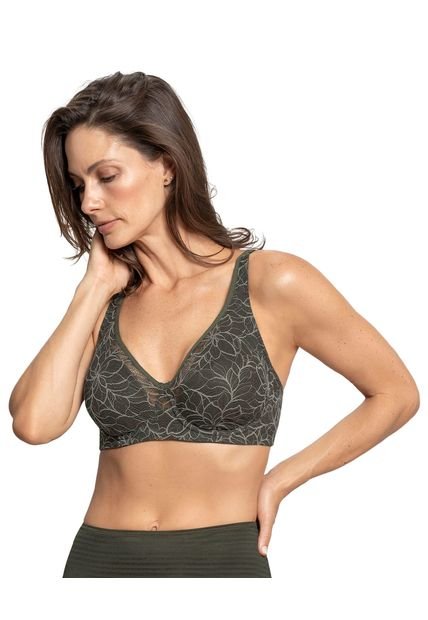 Brasier Natural Support De Muy Buen Cubrimiento 011987 Verde