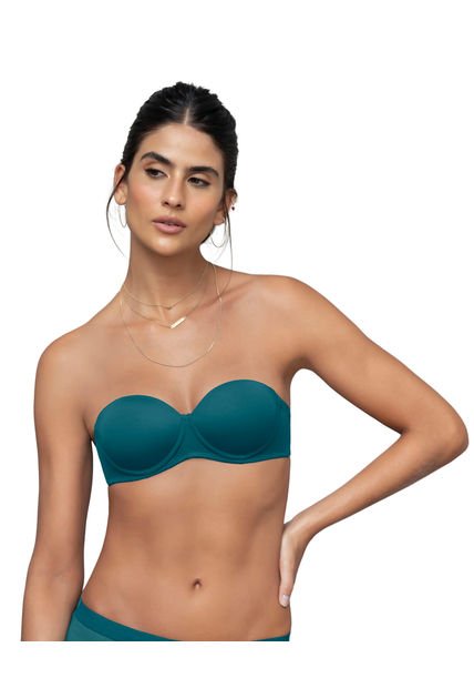 Brasier Strapless Con Realce Incorporado 061308 Verde