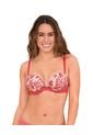 Brasier Triple Realce Efecto 3D Escote Profundo 091043 Coral de Leonisa