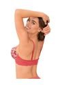 Brasier Triple Realce Efecto 3D Escote Profundo 091043 Coral de Leonisa