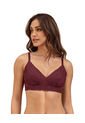 Bralette Con Costuras Internas Que Simulan Arcos 091090 Violeta de Leonisa