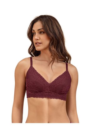 Bralette Con Costuras Internas Que Simulan Arcos 091090 Violeta