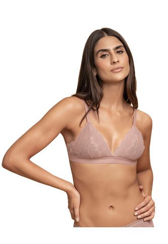 Daily Bralette Cómodo Y Desestructurado 091097 Palo De Rosa Leonisa