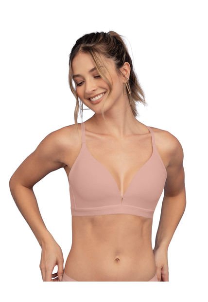 Brasier Cómodo Sin Arco Ni Realce Essential Day Bra 091074 Rosa