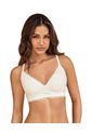 Bralette Con Costuras Internas Que Simulan Arcos 091090 Crudo de Leonisa