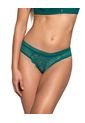Panty Tipo Tanga Brasilera En Encaje Leonisa Verde de Leonisa