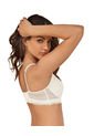 Bralette Con Costuras Internas Que Simulan Arcos 091090 Crudo de Leonisa