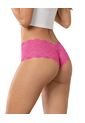 Panty Estilo Cachetero En Encaje Con Transparencias Y Bordes Redondeados Leonisa Fucsia de Leonisa