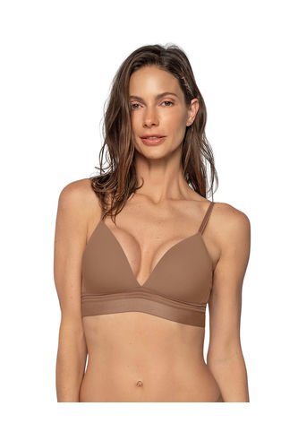 Brasier Ultracómodo Sin Arcos Ni Estructuras Internas 011977 Marrón Leonisa