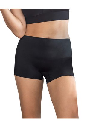 Panty Tipo Bóxer Efecto Invisible En Piernas Leonisa Negro