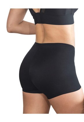 Panty Tipo Bóxer Efecto Invisible En Piernas Leonisa Negro