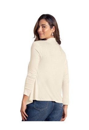 Saquillo Manga Larga Con Puños En La Misma Tela F4012P Beige