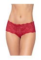 Leonisa Panty Estilo Cachetero En Encaje Con Transparencias Y Bordes Redondeados 012969 Rojo de Leonisa