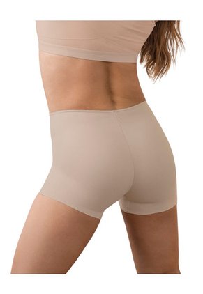 Panty Tipo Bóxer Efecto Invisible En Piernas Leonisa Beige