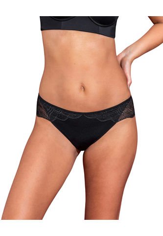 Panty Hipster En Encaje Suave Y Cómodo Leonisa Negro Leonisa
