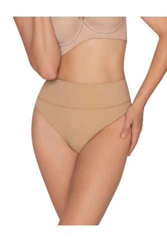 Brasilera De Control Moderado Tiro Alto En SkinFuse Leonisa Beige Leonisa
