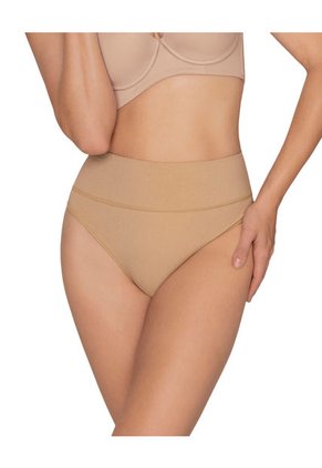 Brasilera De Control Moderado Tiro Alto En SkinFuse Leonisa Beige