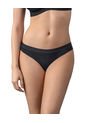 Panty Brasilera Pura Suavidad Leonisa Negro de Leonisa