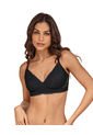 Bralette Con Costuras Internas Que Simulan Arcos 091090 Negro de Leonisa