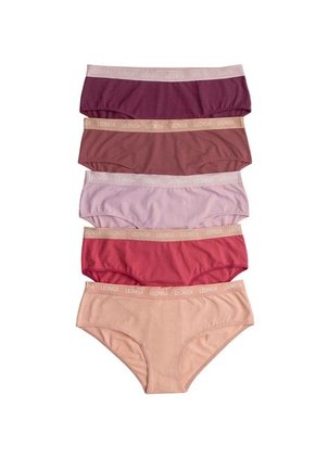 Paquete X 5 Panties Estilo Hipster Leonisa Multicolor