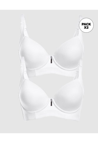 Brasieres Realce Medio Leonisa 11970K2 Blanco Leonisa