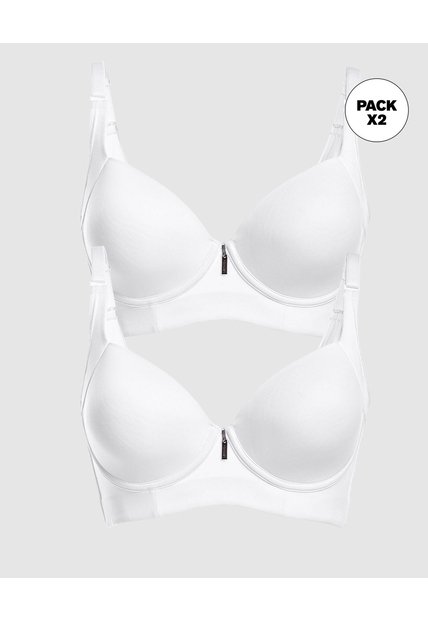 Brasieres Realce Medio Leonisa 11970K2 Blanco