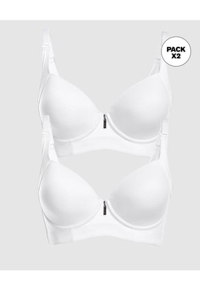 Brasieres Realce Medio Leonisa 11970K2 Blanco