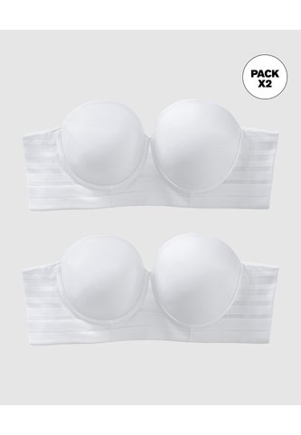 Brasieres Strapless Leonisa 11986K2 Blanco Leonisa