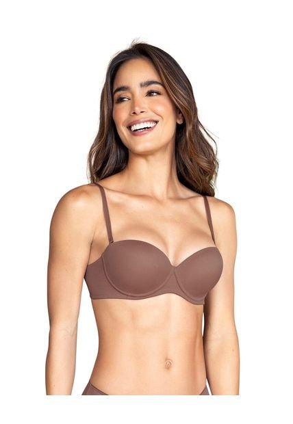 Brasieres Realce Medio Marrón Leonisa 71320