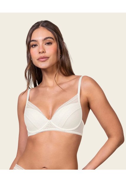 Leonisa Brasier Con Encaje Y Copas Suaves 091176 Crudo