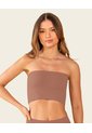 Leonisa Top Strapless Sin Costuras 091173 Café de Leonisa