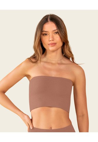 Leonisa Top Strapless Sin Costuras 091173 Café Leonisa