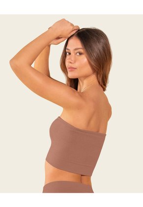 Leonisa Top Strapless Sin Costuras 091173 Café