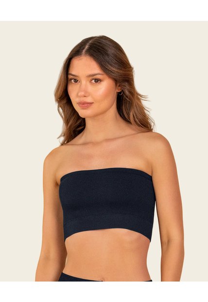 Leonisa Top Strapless Sin Costuras 091173 Negro