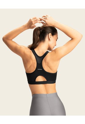Leonisa Top Deportivo Secado Rápido/espalda Atlética 195356N Negro