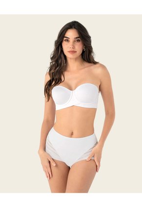 Leonisa Brasier Strapless Para Busto Mediano Y Grande 091151 Blanco