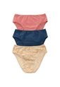 Panties Bikini Multicolor LEONISA 12633X3 de Leonisa