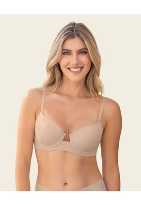 Leonisa Brasier De Realce Alto Con Escote Profundo 091165 Beige
