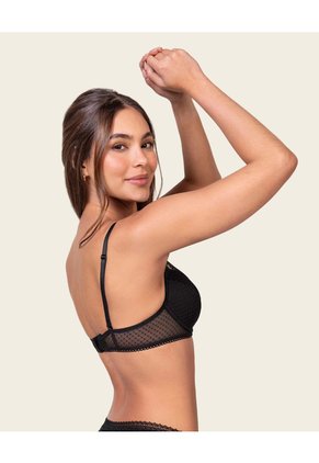 Leonisa Brasier Con Encaje Y Copas Suaves 091176 Negro