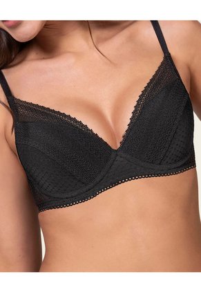Leonisa Brasier Con Encaje Y Copas Suaves 091176 Negro