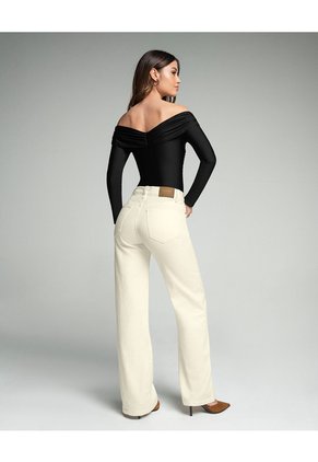 Leonisa Body De Escote Cruzado Tipo Bandeja S67461 Negro