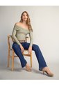 Leonisa Body De Escote Cruzado Tipo Bandeja S67461 Gris de Leonisa