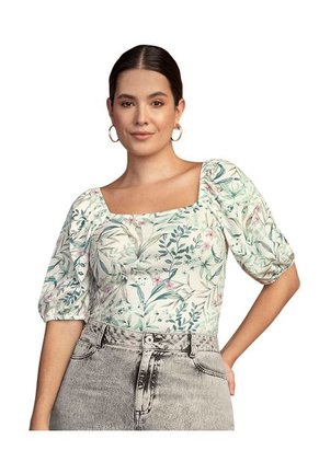 Camiseta Manga Corta Con Elástico En Puños Y Hombros F6670 Verde