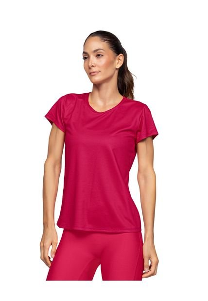 Camiseta Deportiva De Secado Rápido Y Silueta Semiajustada 195324 Rosa